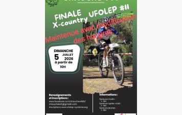UFOLEP ATTENTION MODIFICATION DES HORAIRES COURSE
