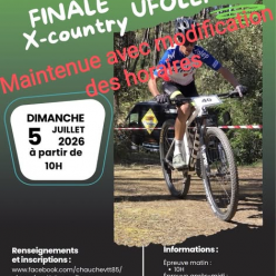 UFOLEP ATTENTION MODIFICATION DES HORAIRES COURSE